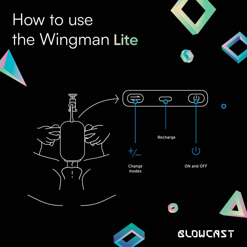 BLOWCAST - Wingman Lite Automatische Masturbator